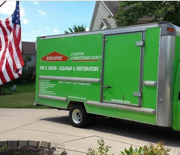 SERVPRO truck ready to go.
